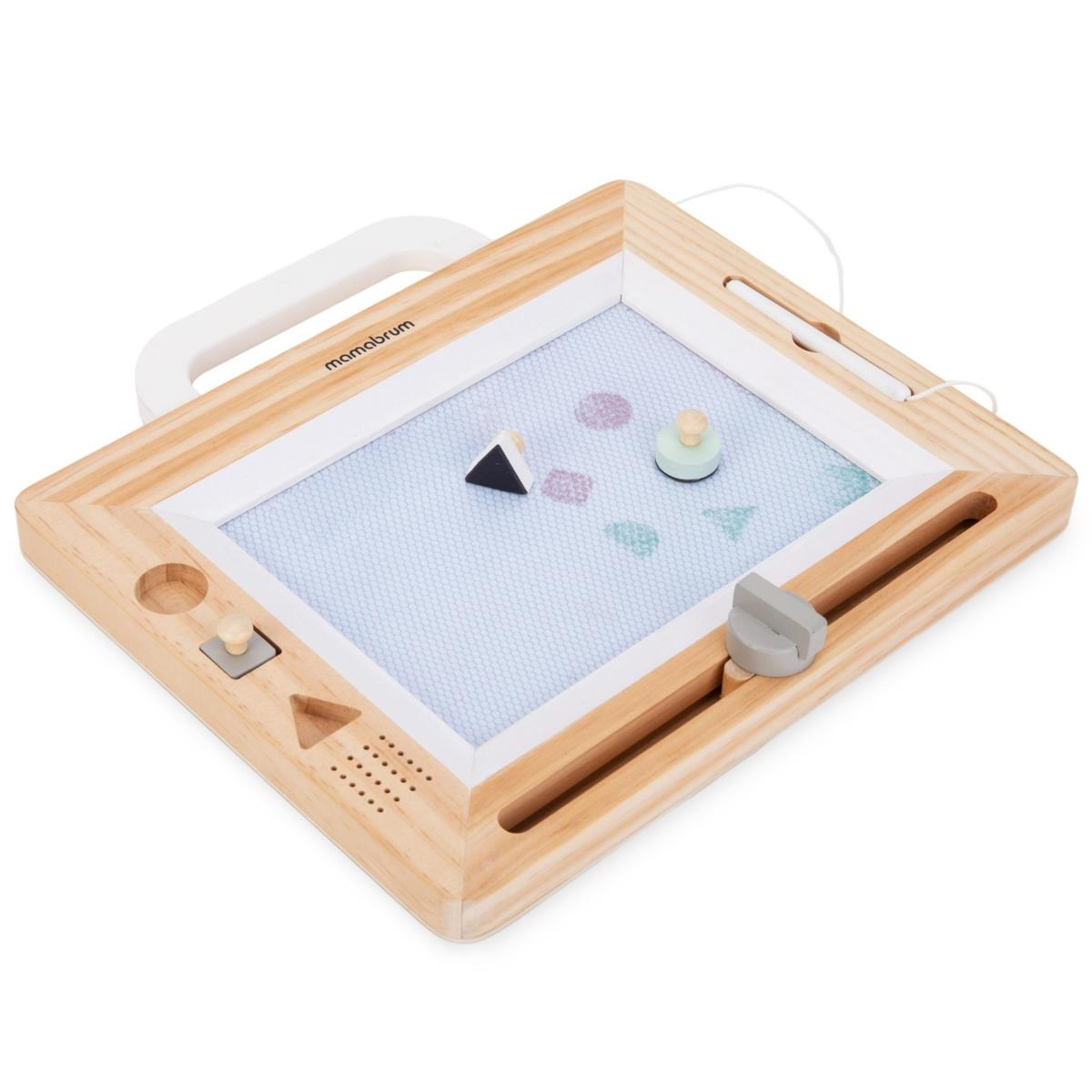 Holz-Sammelalbum mit Stempeln – Zeichenbrett