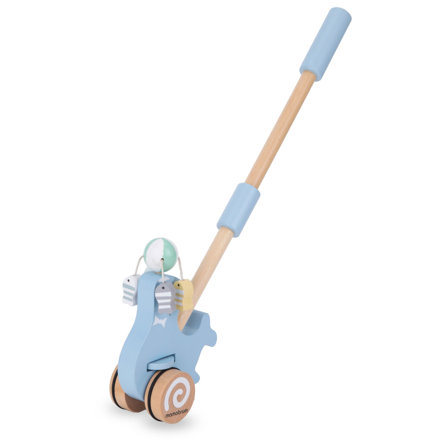 Holzplombe mit Schubstange - Schieber