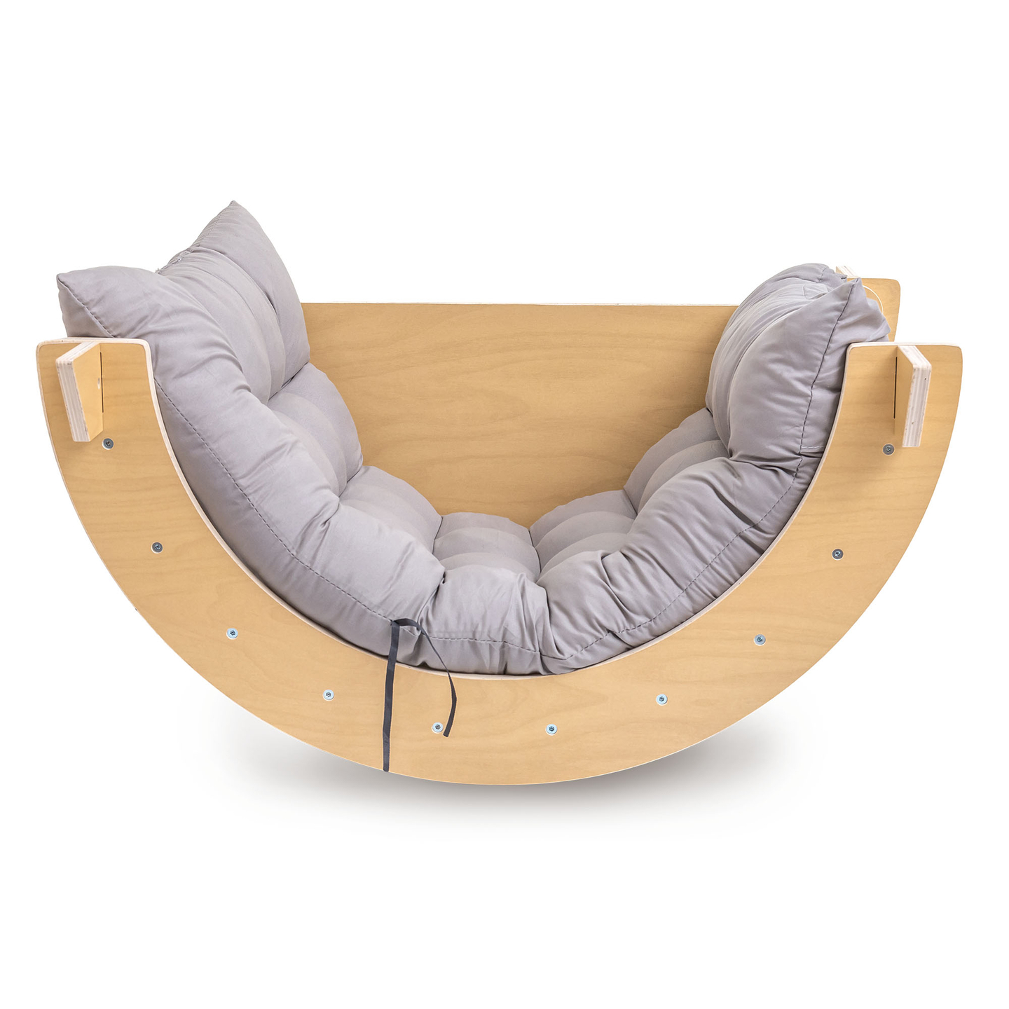 Indoor-Spielplatz aus Holz für Kinder – Kletterwand, Rutsche, Kletterbogen/-wippe und Pikler-Dreieck