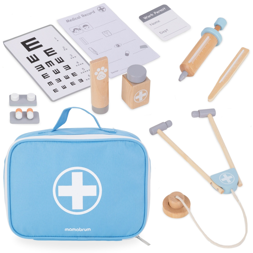 Holzset für den kleinen Arzt