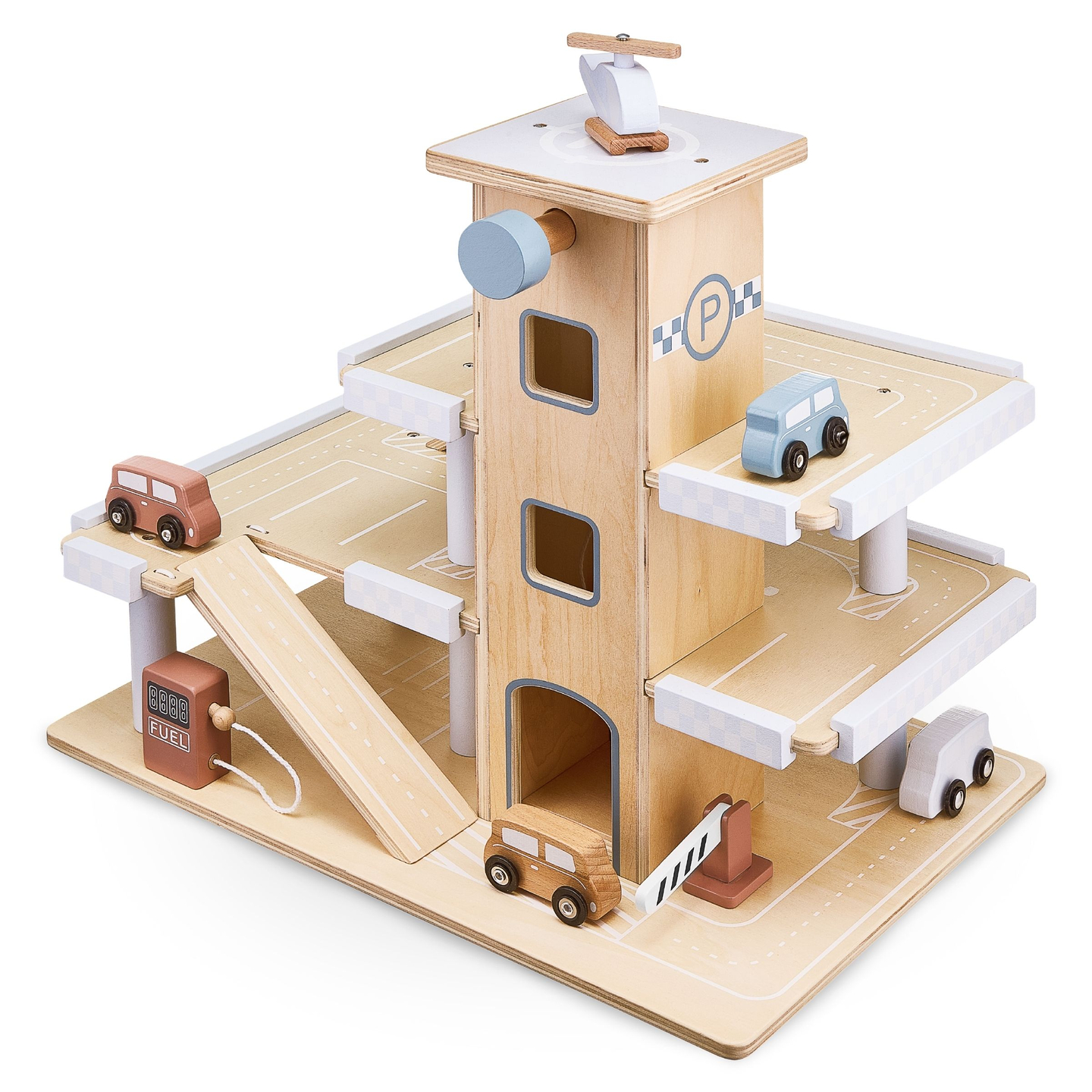 Holzparkplatz des Entdeckers