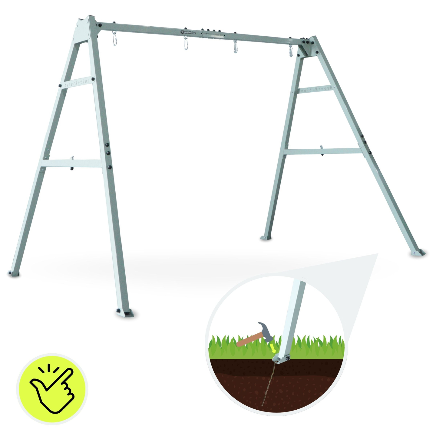 Stahlgestell für Gartenschaukel oder Hängematte