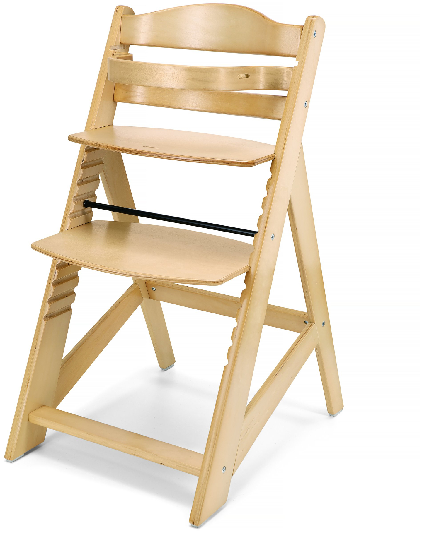 Holz-Hochstuhl Moby-System WOODY - Farbe Naturholz