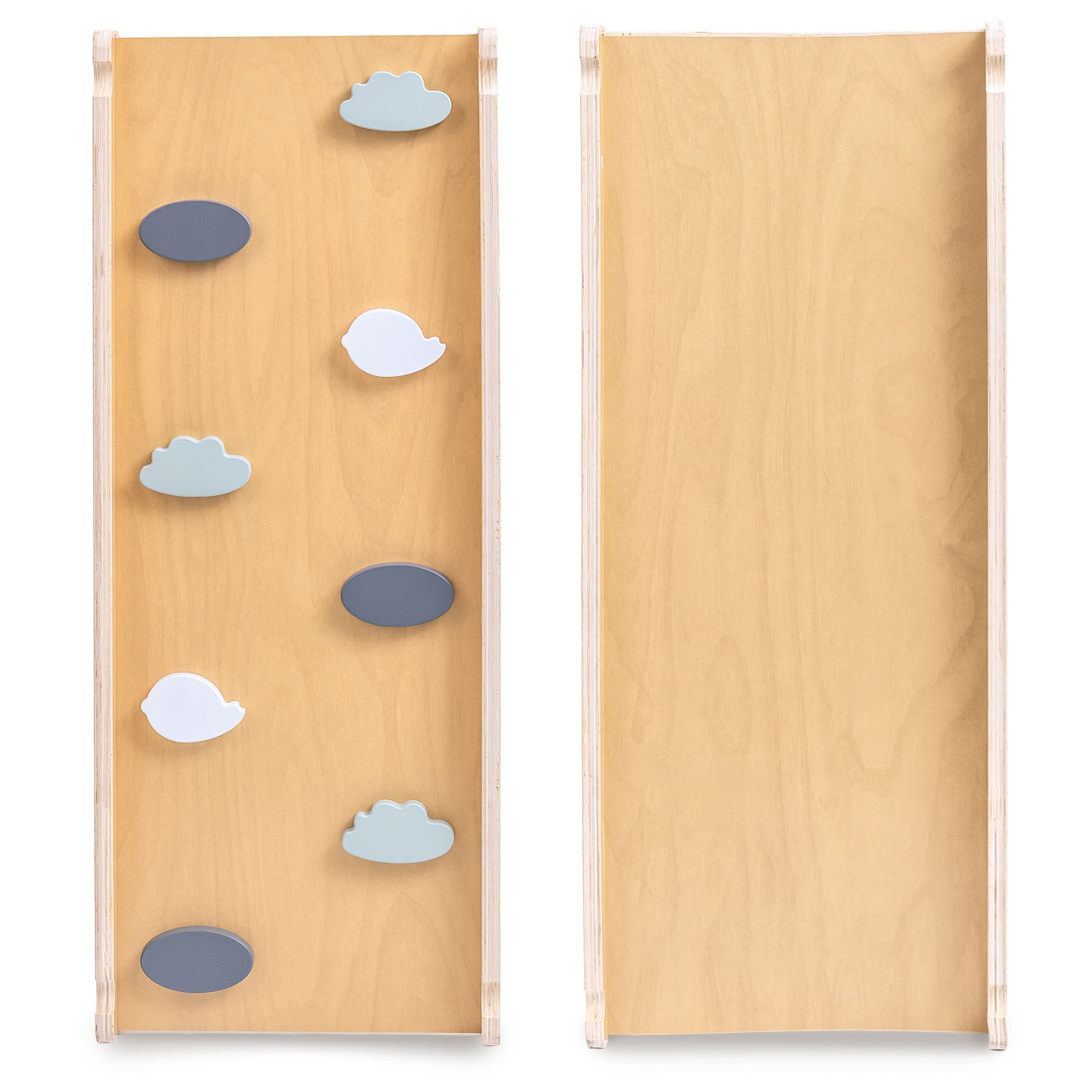 Indoor-Spielplatz aus Holz für Kinder – Kletterwand, Rutsche, Kletterbogen/-wippe und Pikler-Dreieck