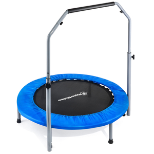 Trampolin mit Griff - 97 cm - für Kinder, Jugendliche und Erwachsene - für Haus und Garten