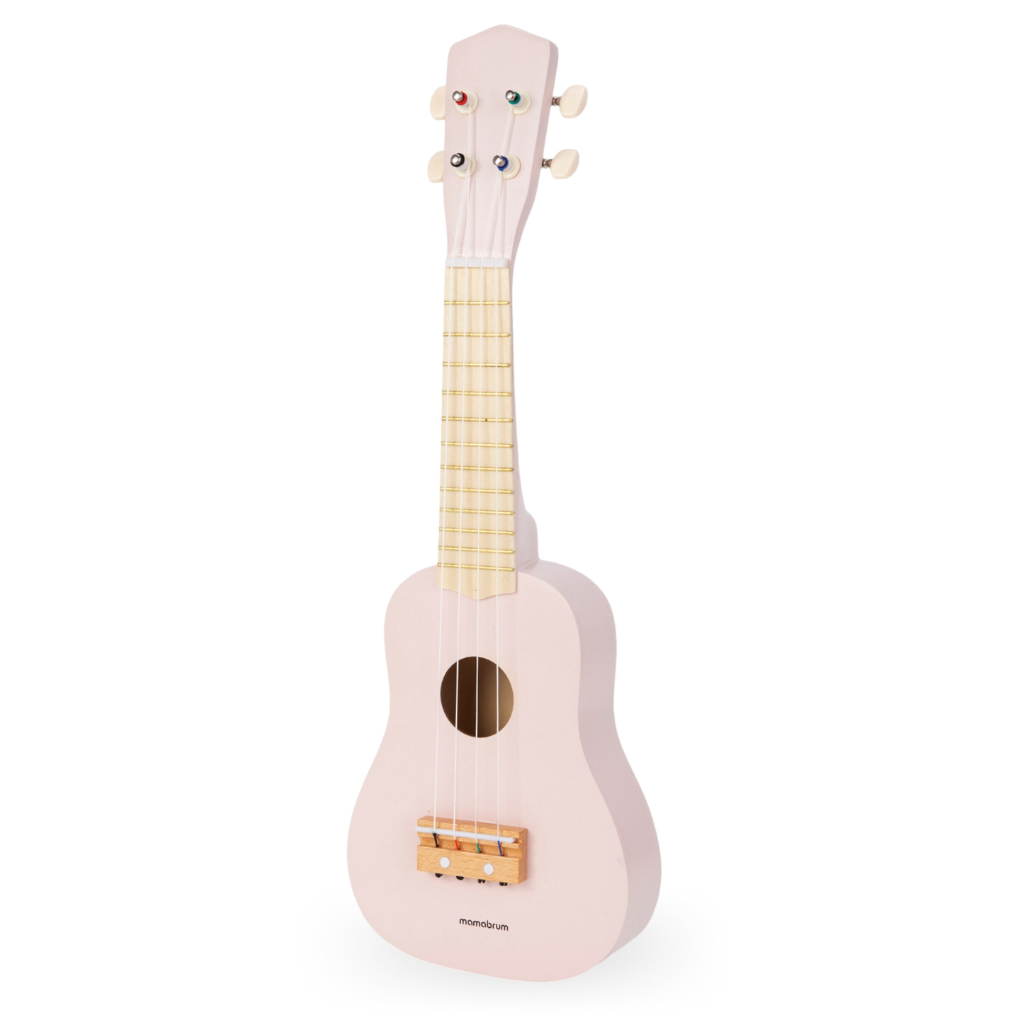 Hölzerne Gitarre für Kinder - Ukulele - rosa Farbe
