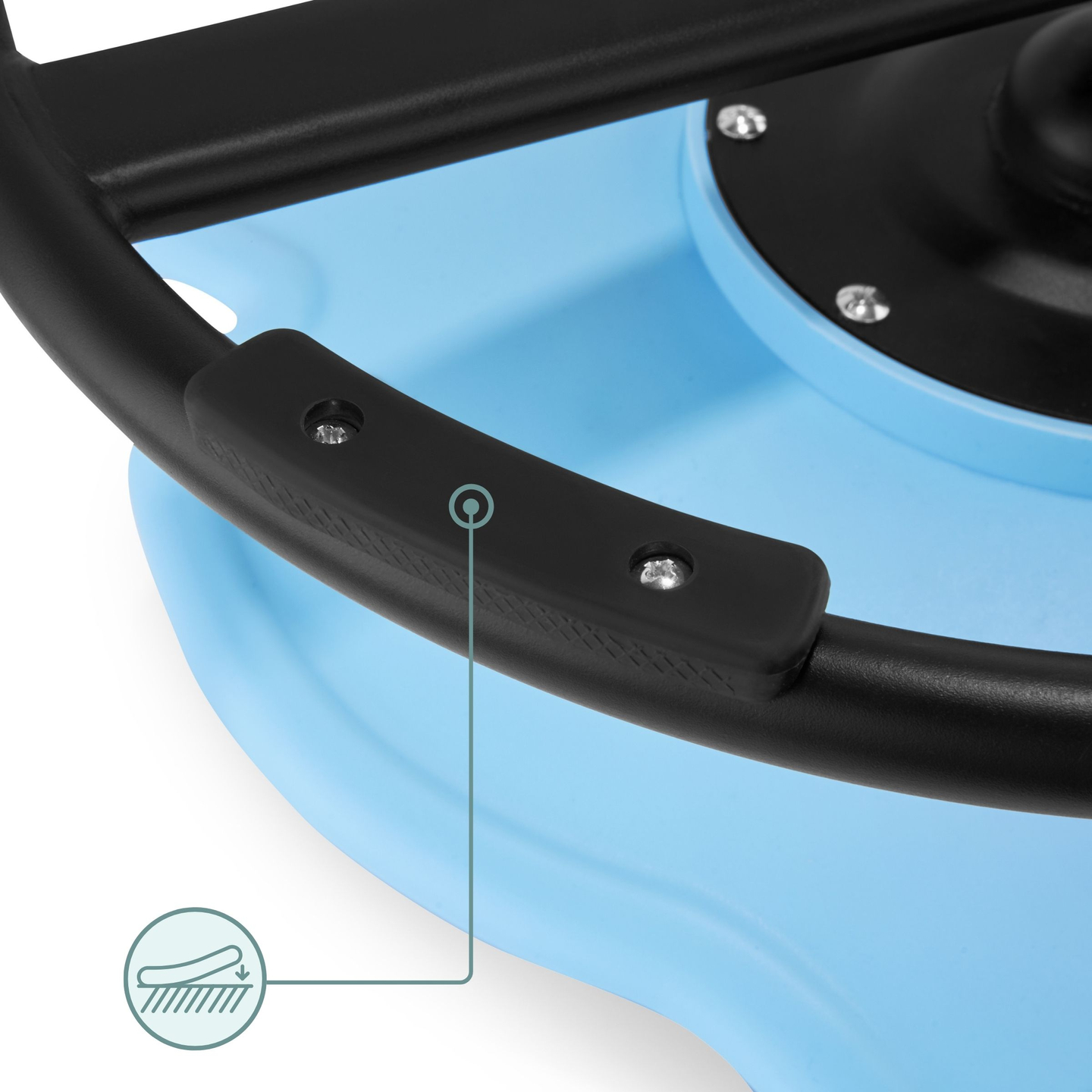 Mini-Karussell für Kinder Fisch - blau