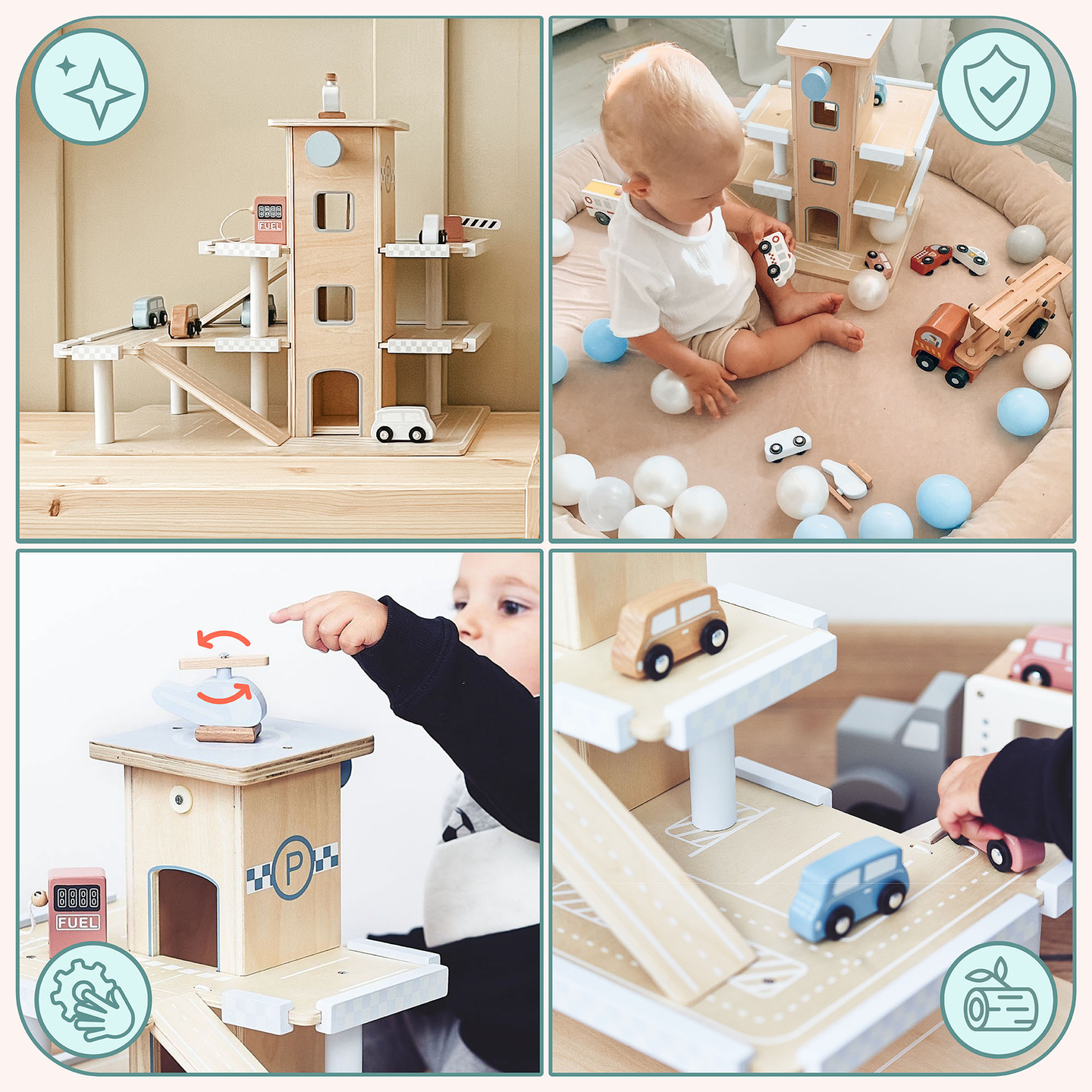 Holzparkplatz des Entdeckers