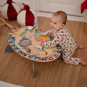 7in1 Lerntisch aus Holz, musikalisch, sensorisch