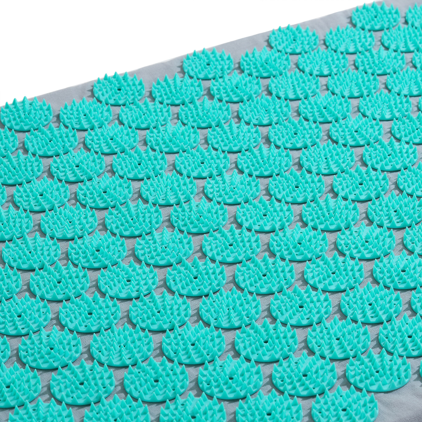 Große Akupressurmatte mit Kissen und Bezug – 130 cm HyperMotion grau-mint