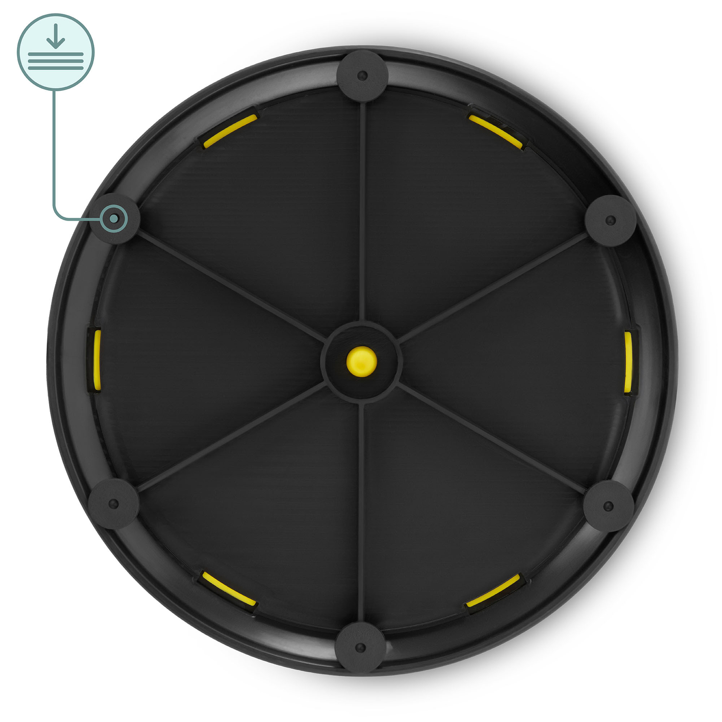 Bunte Sinnesscheiben für Kinder - 24 Stück