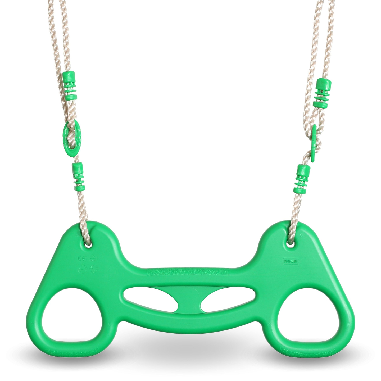 XXXL Stahl-Gartenschaukel - 2 Sitze, Leiter, Gymnastik-Trapez, Kletterwand