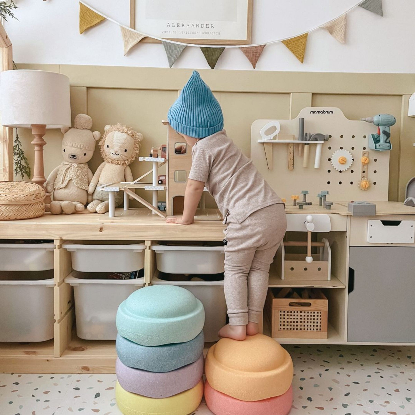 Holzparkplatz des Entdeckers