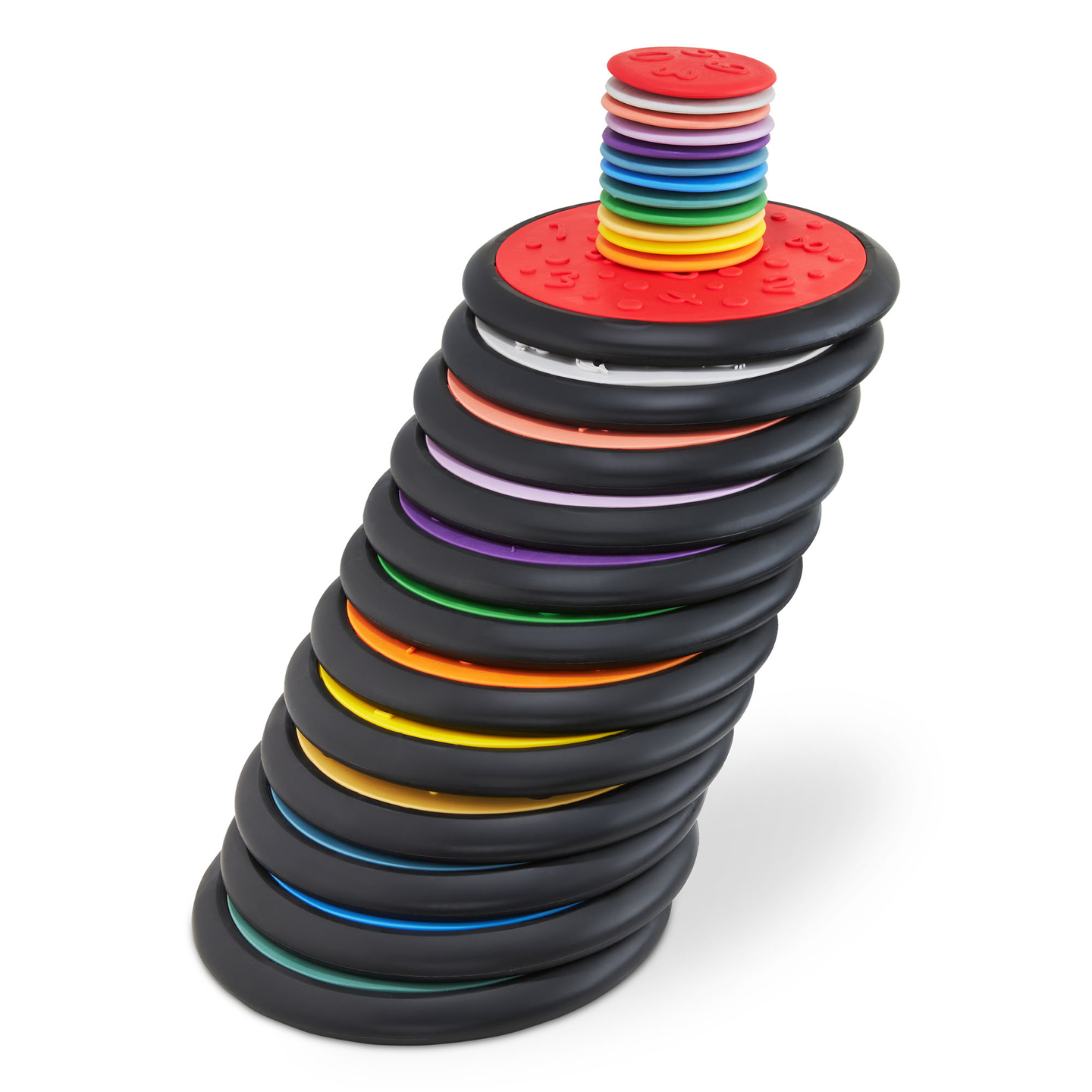 Bunte Sinnesscheiben für Kinder - 24 Stück