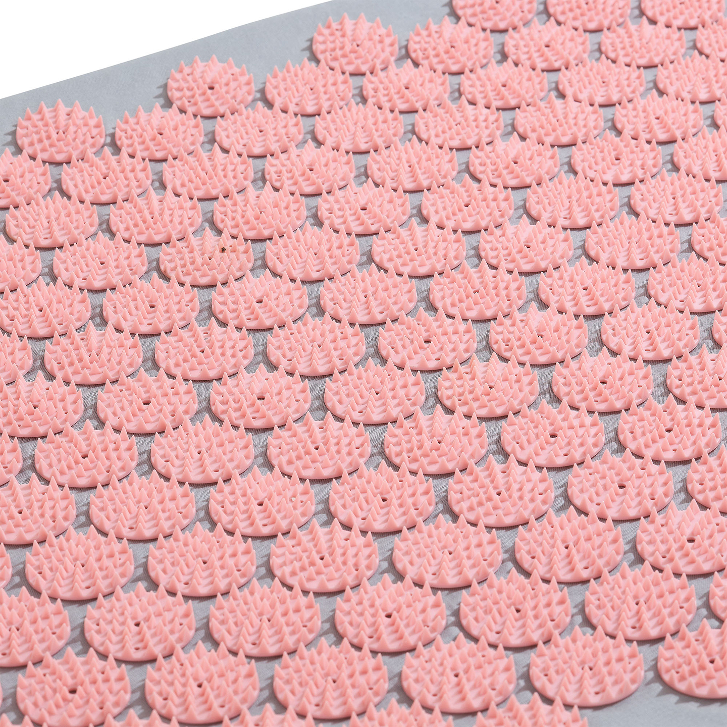 Große Akupressurmatte mit Kissen und Bezug – 130 cm, HyperMotion, grau und rosa