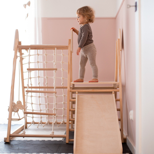 Holzspielplatz für Zuhause XL 5in1