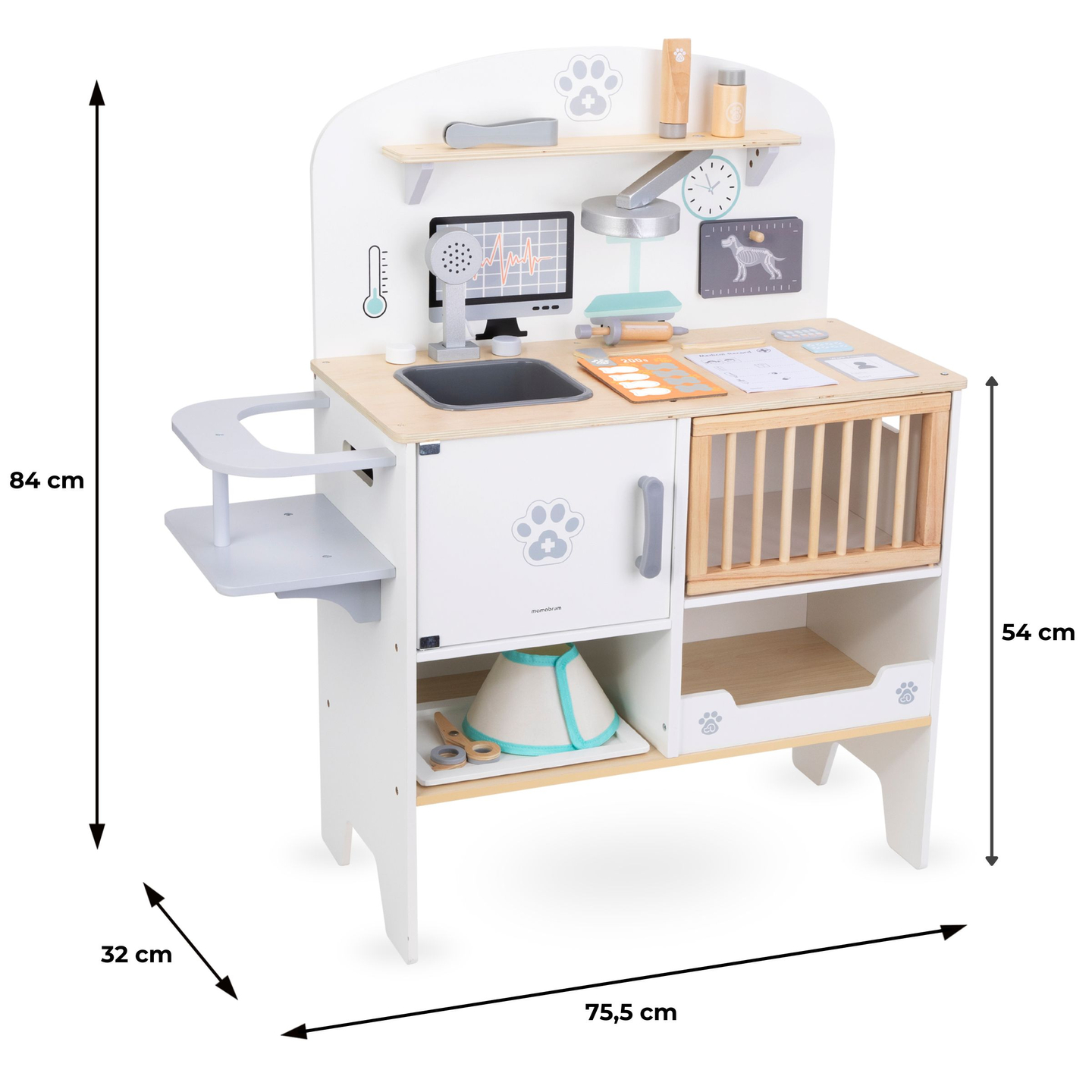 Tierklinik - Set aus Holz