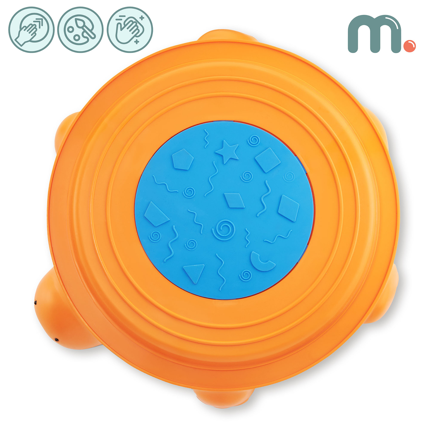 Sinnespfad für Kinder - Bunte Schildkröte