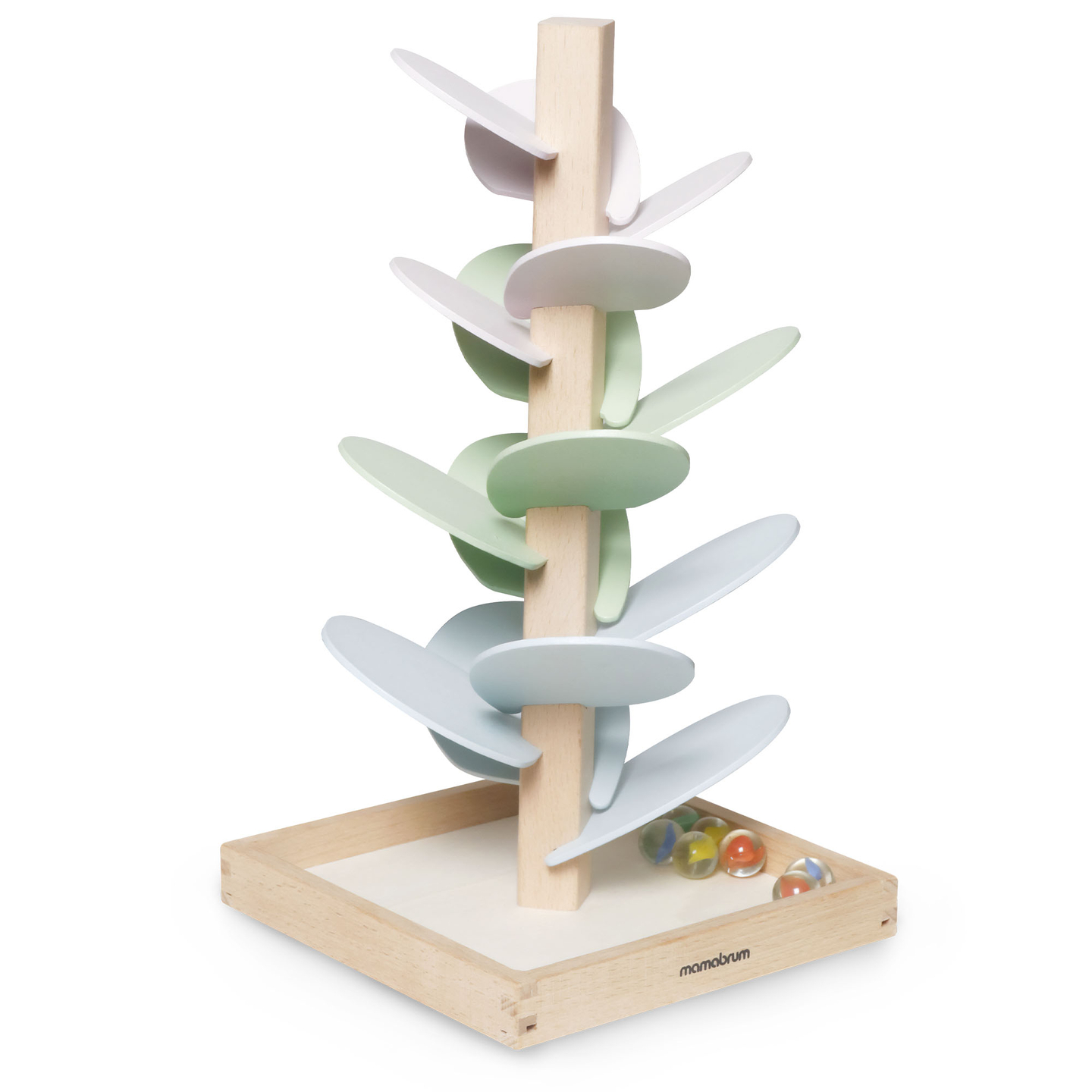 Holz-Kulodrom - Klangbaum mit Kugeln