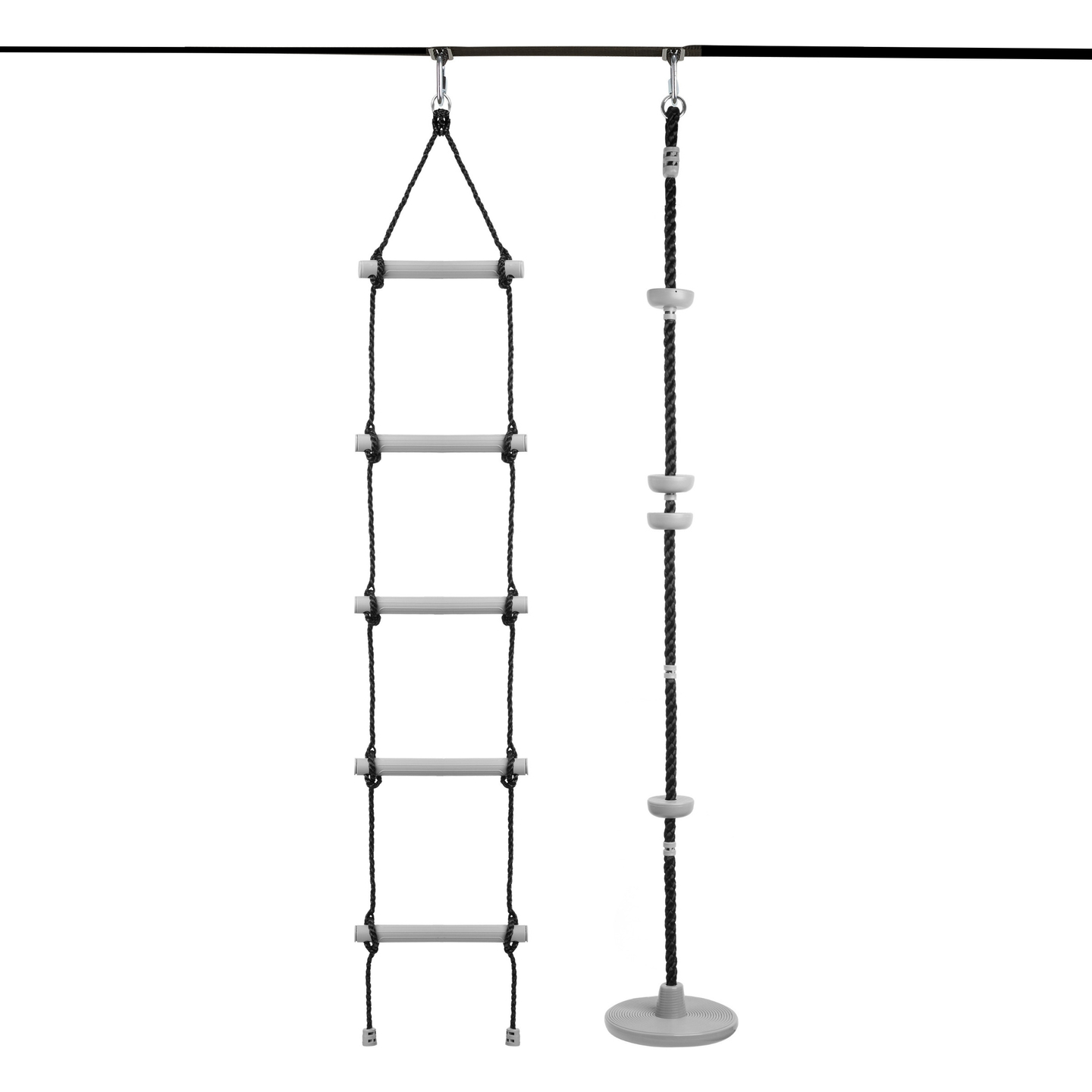 Ninja-Hindernislauf für Kinder - HyperMotion Slackline-Set - 10 Hindernisse