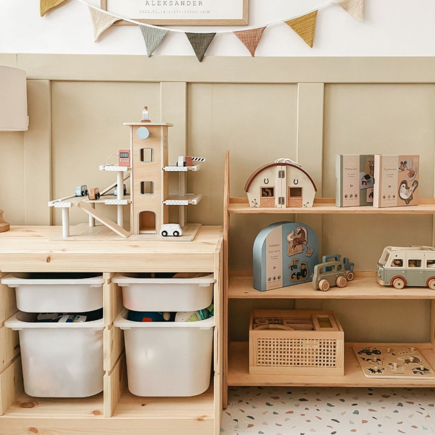 Holzparkplatz des Entdeckers