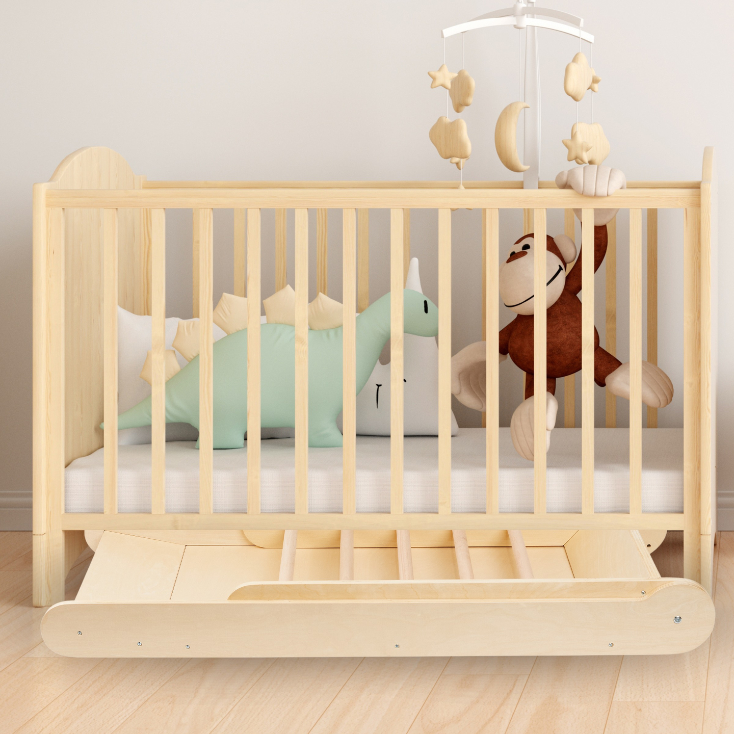 Holzrutsche mit Leiter für Kinder