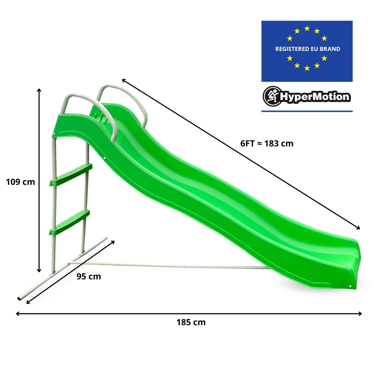 Große Gartenrutsche mit Leiter für Kinder
