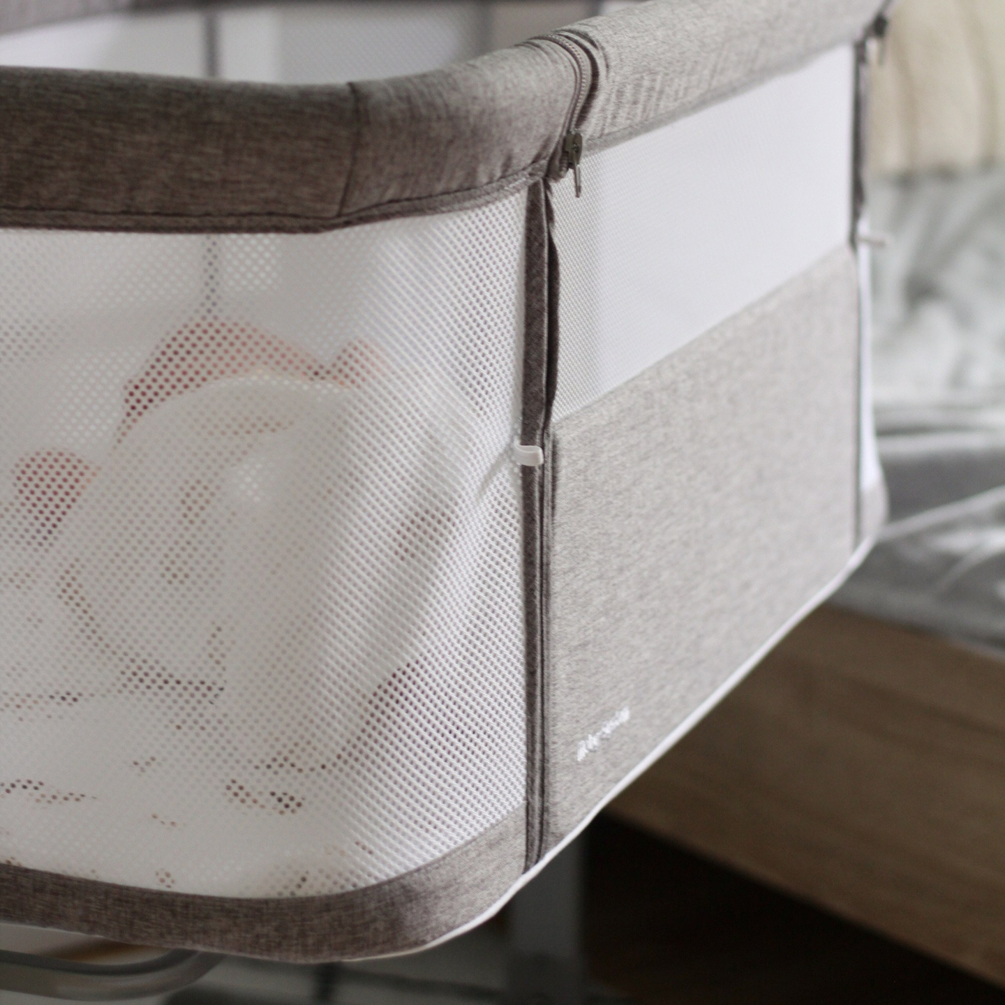 Ausziehbett Moby-System LUNA 3in1 - grau