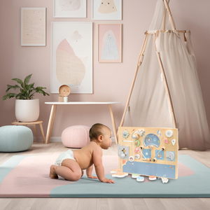 Manipulationsbrett aus Holz - Kosmos