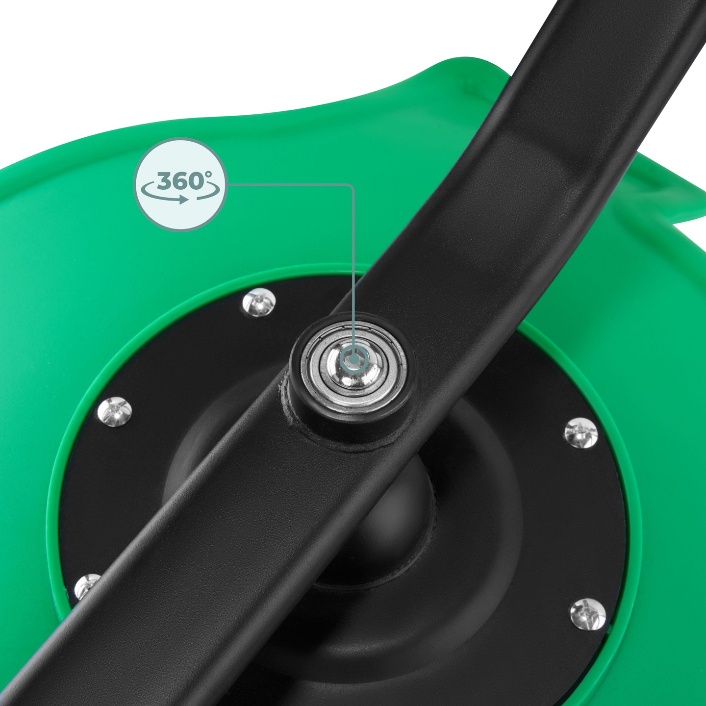 Mini-Kinderkarussell Fisch - Farbe grün