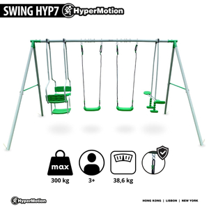 6-Personen-Schaukel für Kinder – Gartenspielplatz