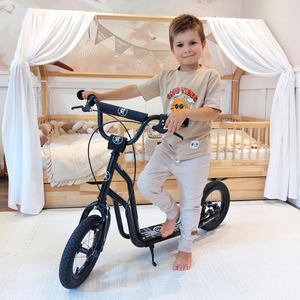 Tretroller HyperMotion VIVA 12 (aufpumpbare Räder 30 cm) – schwarz