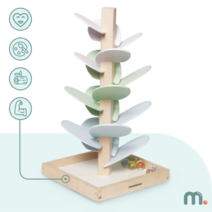 Holz-Kulodrom - Klangbaum mit Kugeln