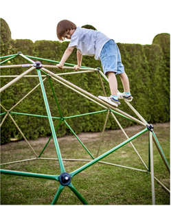 HyperMotion Kinder-Kletterkuppel XXXL, Geodom, Garten-Spielplatz, Durchmesser: 3,7 m