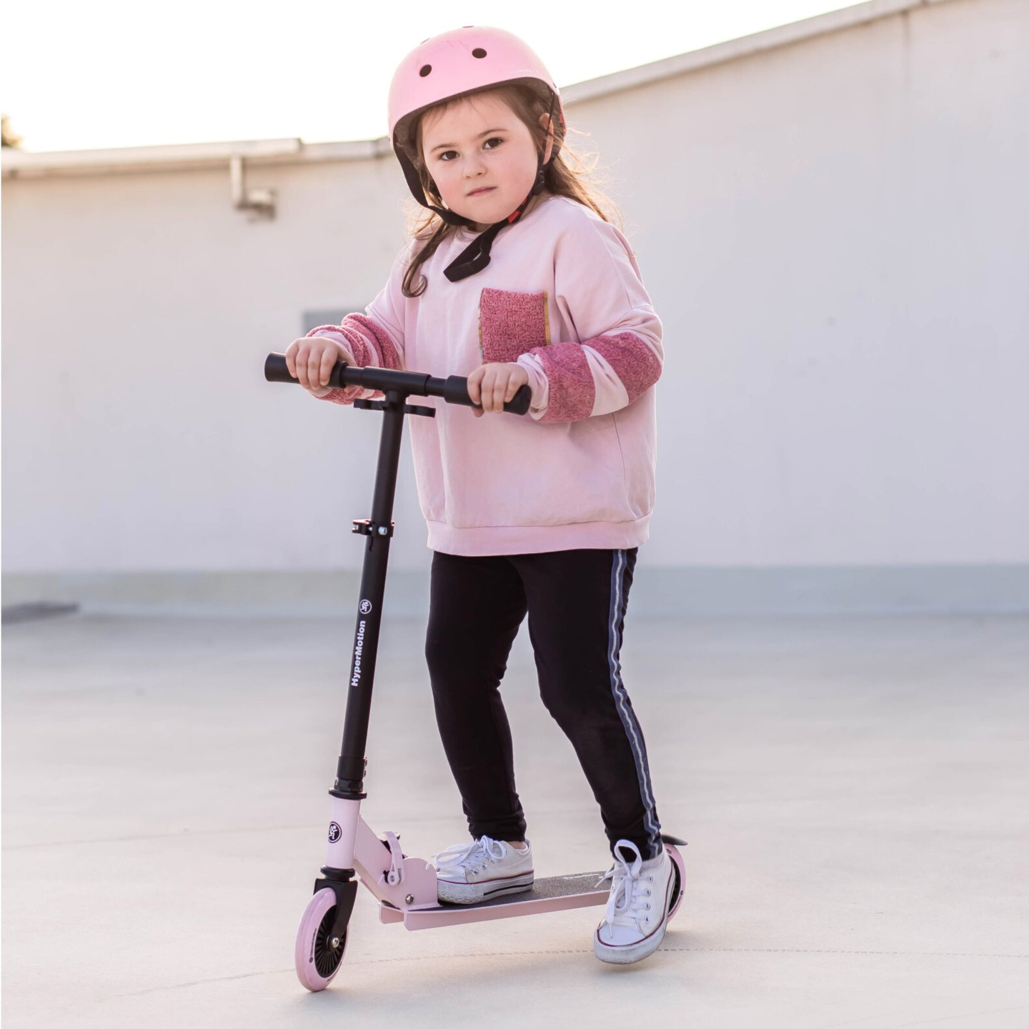Zweirädriger Roller WILLY 3-8 Jahre von HyperMotion - rosa