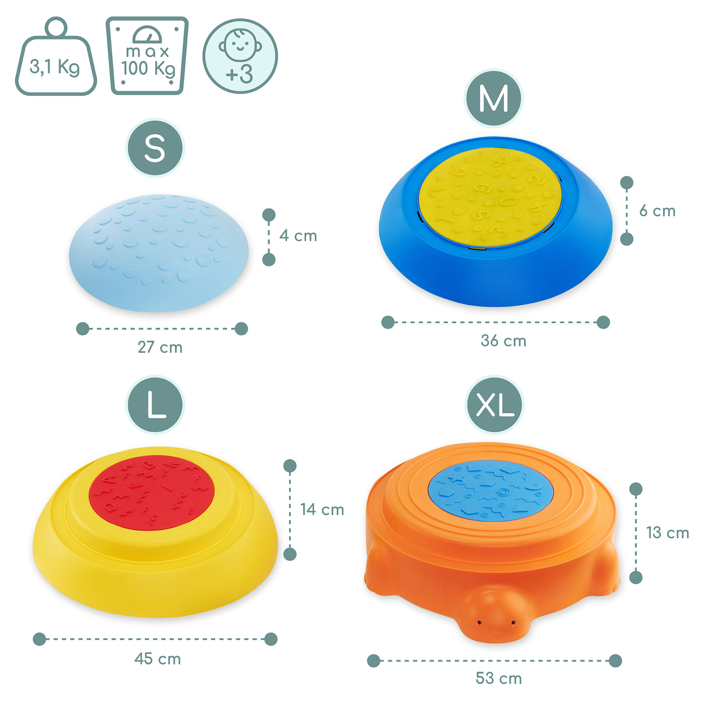 Sinnespfad für Kinder - Bunte Schildkröte