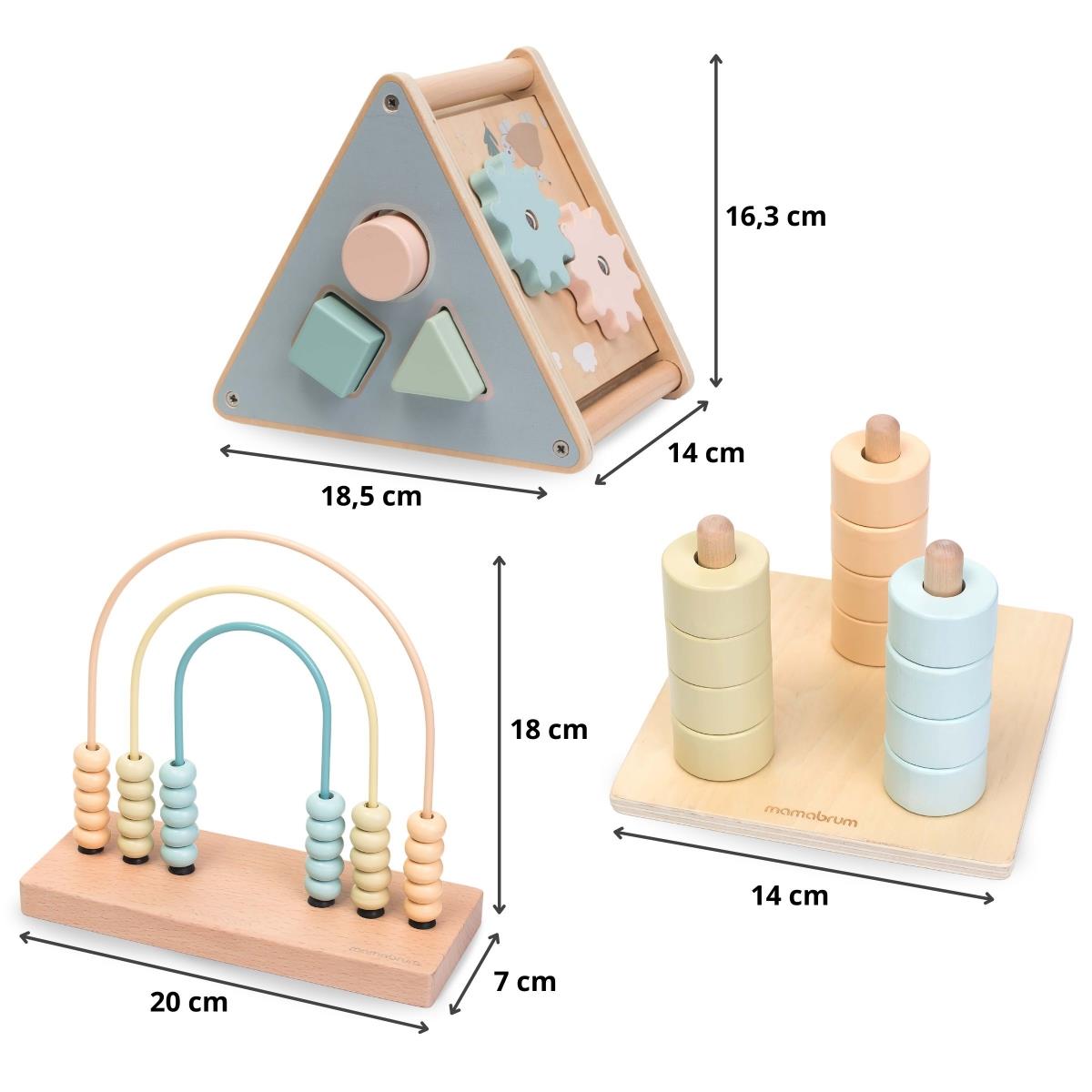 Montessori-Spielzeugset für Kinder von 2-3 Jahren