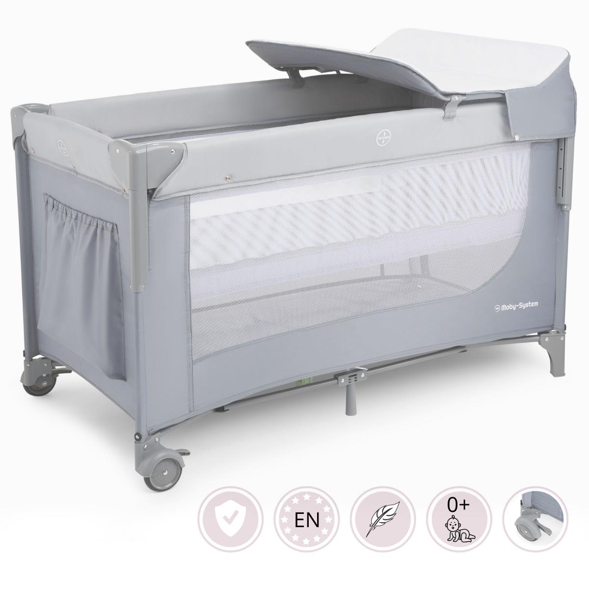 Closely 3-in-1-Tragetasche mit Wickeltisch, Matratze und Tragetasche