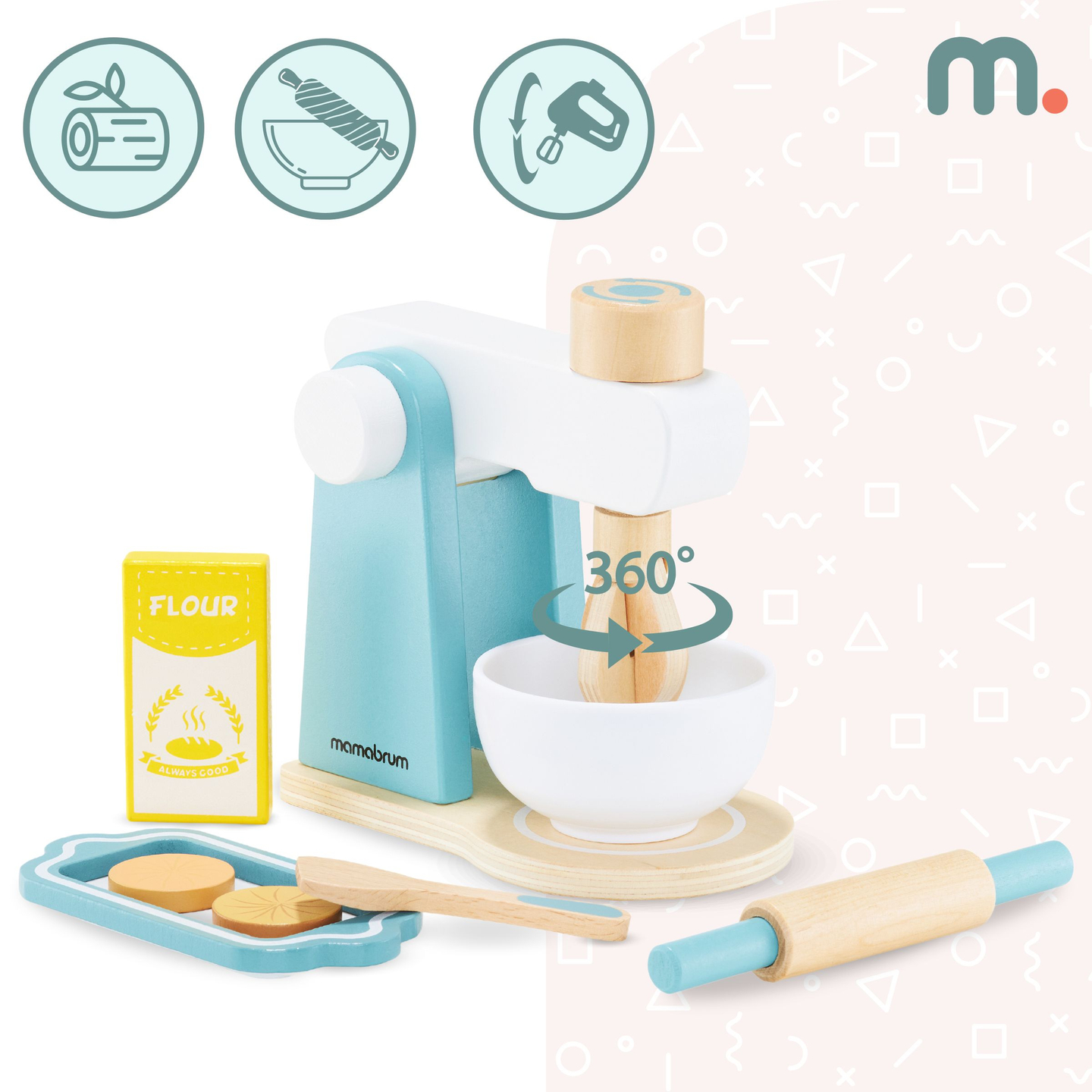 Holzmixer mit Zubehör