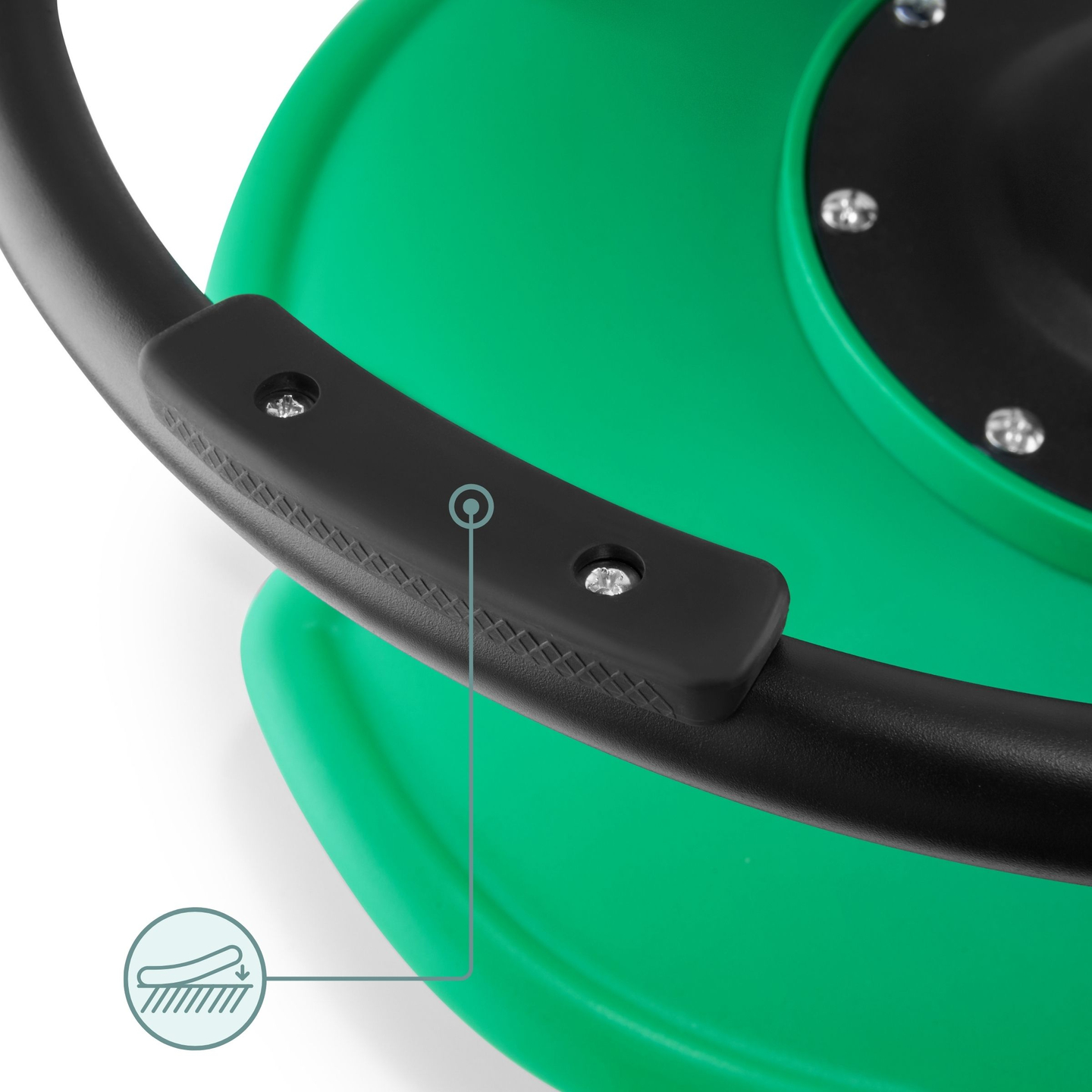 Mini-Kinderkarussell Fisch - Farbe grün