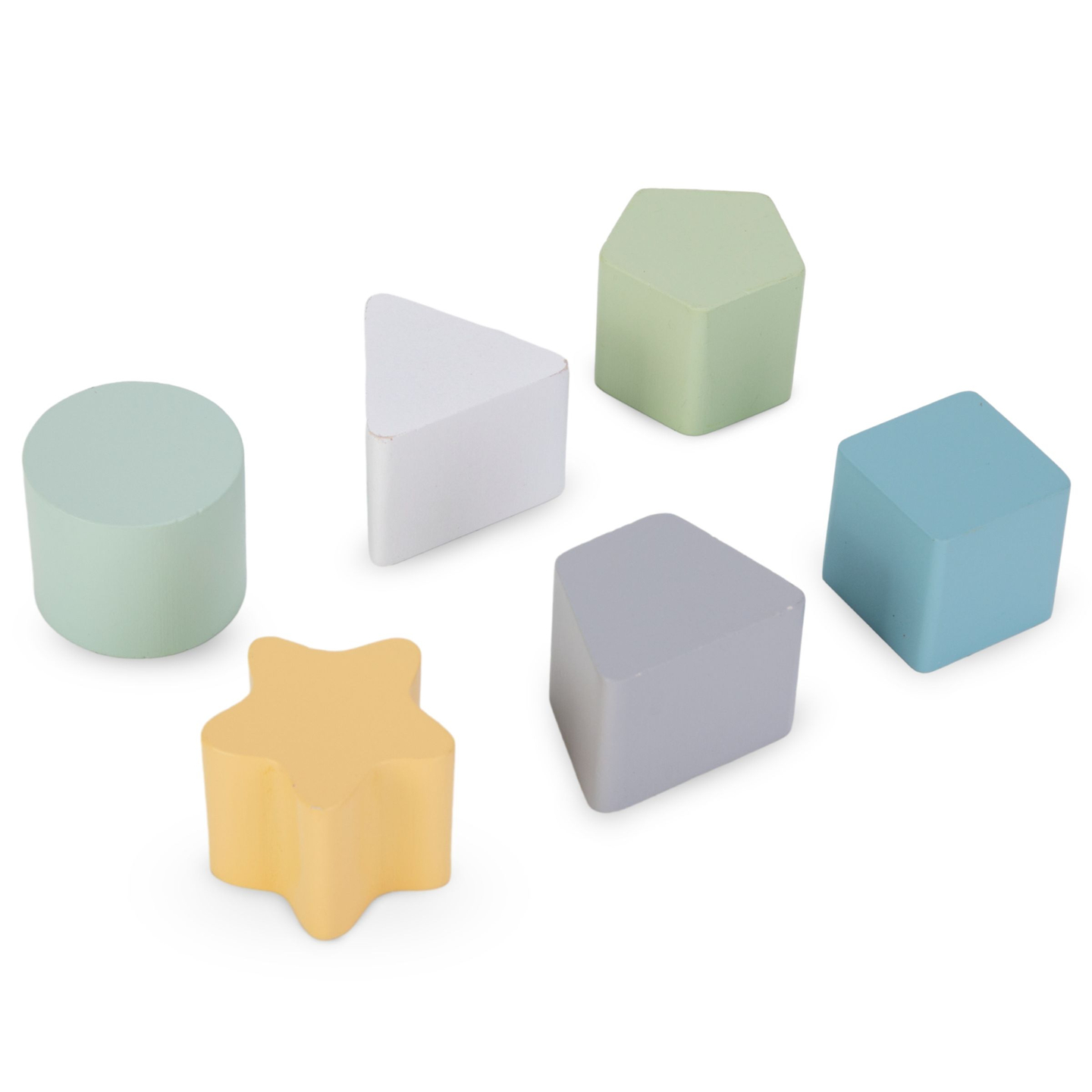 Großer Aktivitätswürfel aus Holz mit Schlaufe - Montessori