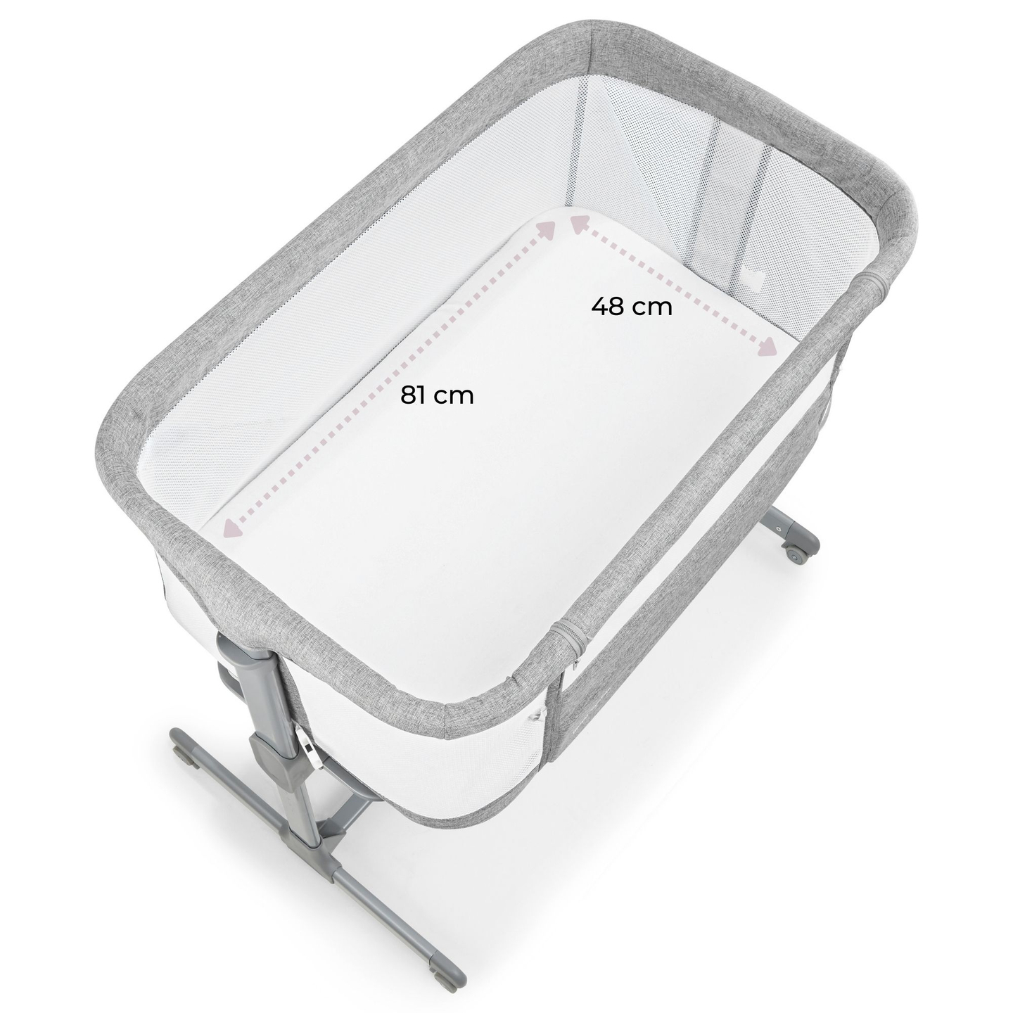 Ausziehbett Moby-System LUNA 3in1 - grau