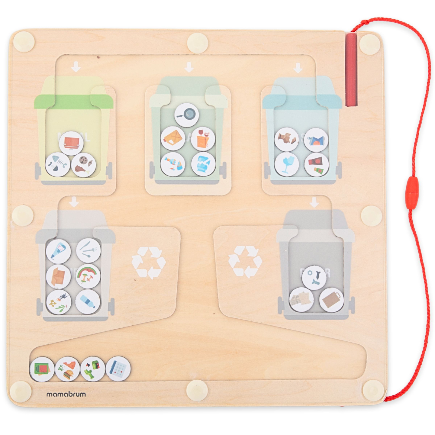 Magnetische Puzzlespiele Recycling