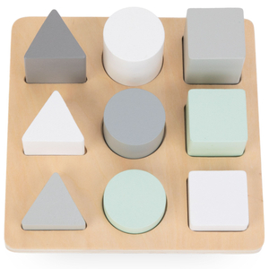 Holzpuzzle - Sortierer - Drei Figuren
