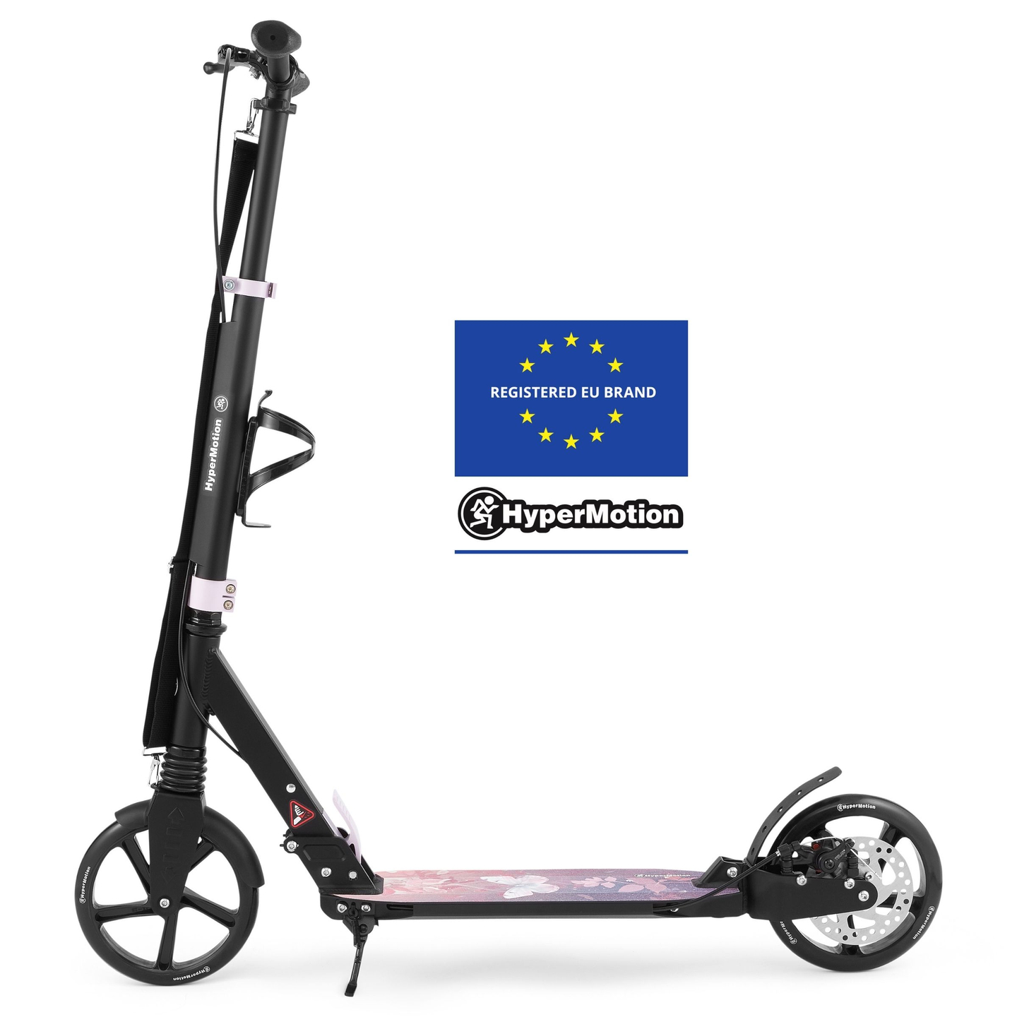Zweirad-Roller für junge Erwachsene - mit Stoßdämpfer - HyperMotion Skyline - rosa, Aluminium - 100kg