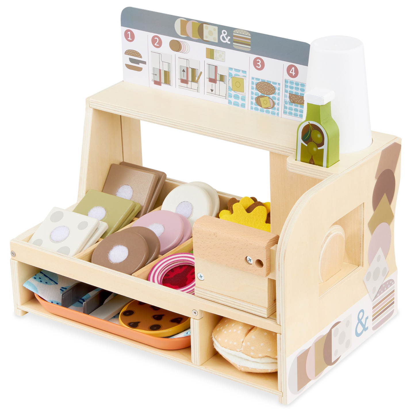 Sandwichbar aus Holz - Restaurant