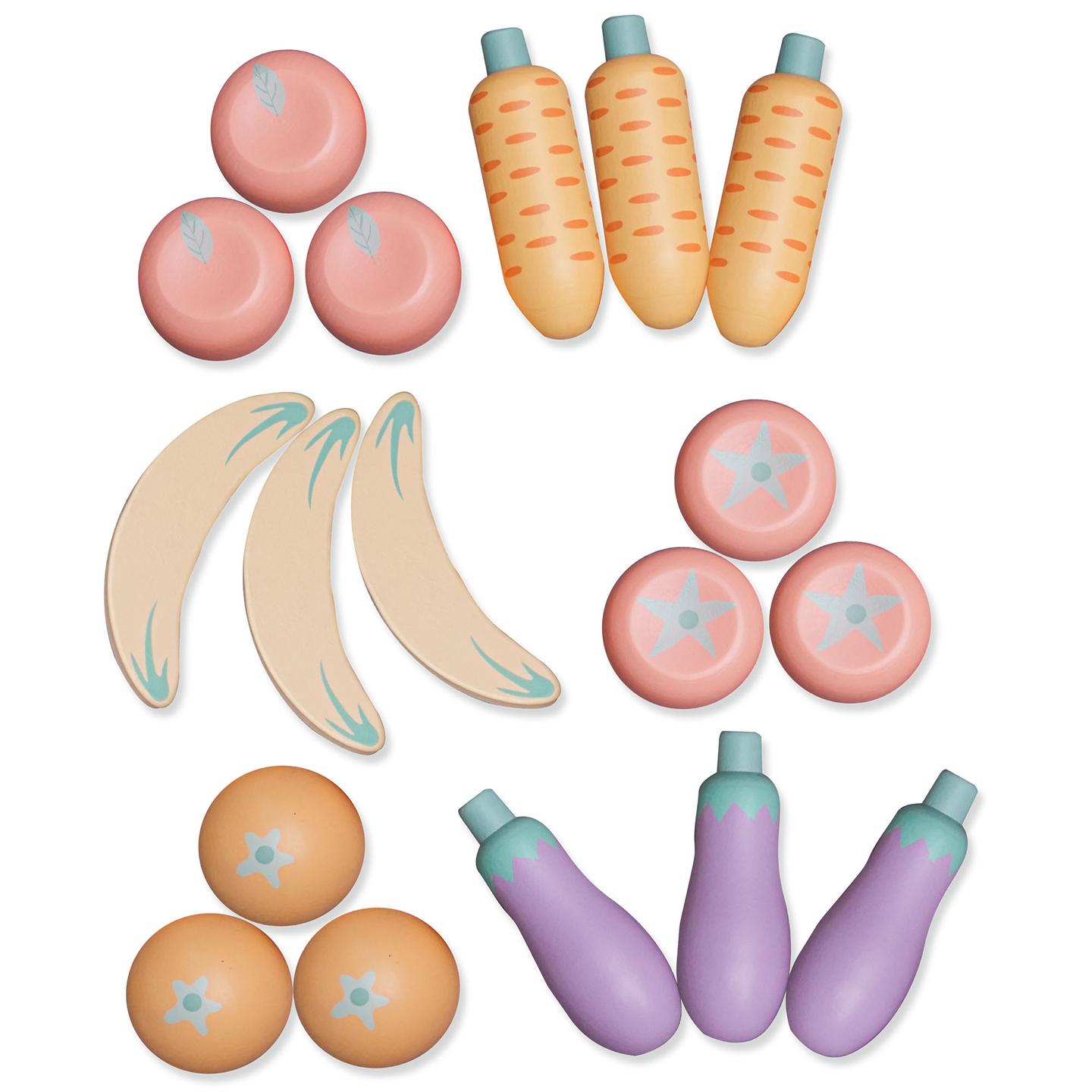 Großer XXXL-Holzladen für Kinder mit Schnellimbiss - Eckladen + Kaffeemaschine + Backofen + Kühlschrank - 106 ac.