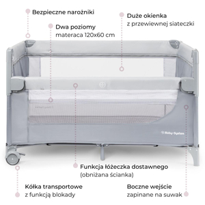 Closely 3-in-1-Tragetasche mit Wickeltisch, Matratze und Tragetasche