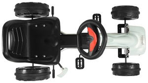 CHESTER Pedal-Gokart - Aufsitzfahrzeug für Kinder von 3-6 Jahren - grau