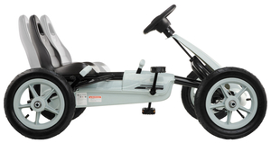 EVOQUE Pedal-Gokart für Kinder von 5-8 Jahren - grau